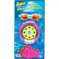 Set Pileta Antiparras Aros Disco Subm Aqua Club 8927 Caffaro