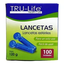 Lancetas Tru-life X 100und