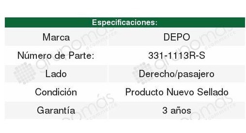 Par De Faros Depo Ford Ranger 1993 1994 1995 1996 1997 Foto 3