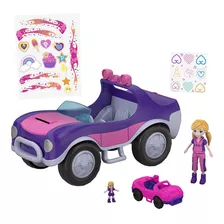 Polly Pocket Coche Convertible Vehiculo Para Muñeca Original