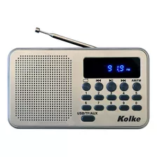 Radio Digital Portatil Am Fm Recargable Usb Sd Con Display