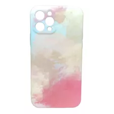 Carcasa Funda Silicon Cover Para iPhone 12 Pro Marmoleado