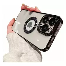 Funda De Tpu Transparente Con Galvanoplastia Para iPhone