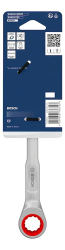 Llave Combinada Con Crique Bosch Pro 17mm X 223mm Gris