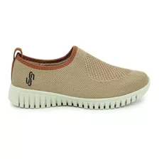 Tenis Feminino Knit Slip On Para Joanete Ae2208001 - Usaflex