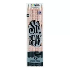 Lapiz Negro Grafito Mooving Sr! Black Nº 2 Hb X 6 3011506