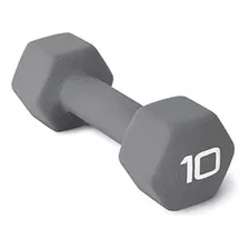 Cap Barbell De Neopreno De Una Cara Pesa, Gris, 12 Lb.