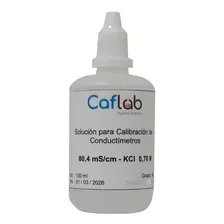 Solución Calib. De Conductímetros - 80,4 Ms/cm - 100 Ml -