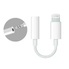 Adaptador Para Fone Ouvido P2 Compatível iPhone Cor Branco