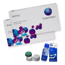 Lente De Contato Biofinity Coopervision 02 Caixas + Estojo