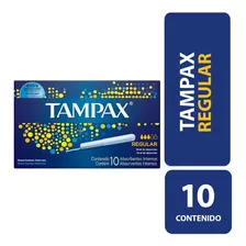 Tampones Tampax Flujo Regular, 10 Unidades