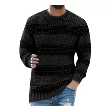 Playera Para Hombre, Casual, Lisa, Cuello Redondo, Manga Lar