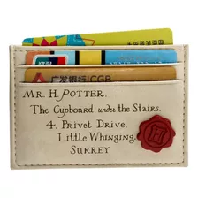 Billetera / Portatarjetas Carta De Aceptacion - Harry Potter