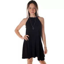 Vestido Feminino Soltinho Malha Com Amarração