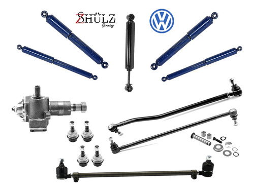 Kit Amortiguadores Rotulas Barras Caja Perno Vw Combi 1.8l Foto 2