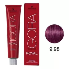 Tintura Coloracion Igora Royal Tono 9.98 Schwarzkopf 60g