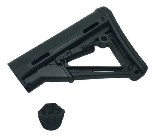 Stock Crt Coronha Fuzil Ar15 T4 Taurus Airsoft - Preto