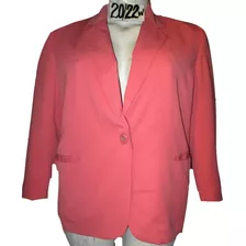 Saco Blazer Coral Vestir De Mujer Talla 40/42 Requierements