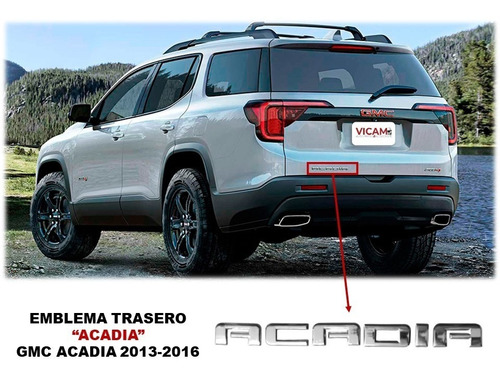 Emblema Para Cajuela Gmc Acadia 2013-2016 Foto 2