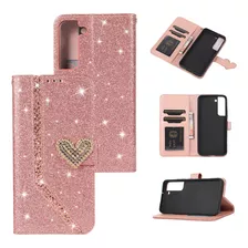 Funda De Piel Con Solapa Para iPhone, Diseño De Cartera Con