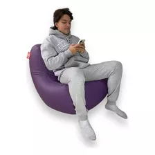 Sillon Puff Frijolito Ideal Para Personas De Hasta 80 Kgs