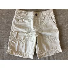 Short Niño Gymboree Talle 3t Color Khaki Beige Importado Usa