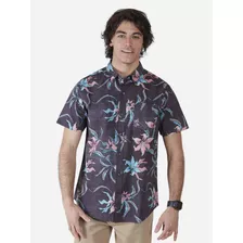 Camisa Hombre 5c902-mv22 Negro Maui And Sons