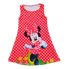 Vestido Para Niñas De Minnie Mouse - Cs