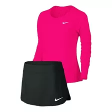 Conjuntos Dri Fit Unicolor Dama Nike