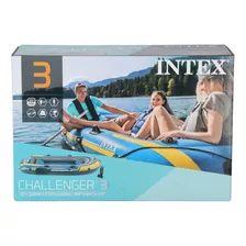 Bote Intex Challenger 3 C/remos 320kg