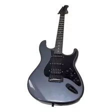 Guitarra Strato Tagima Sixmart Cinza Metálico Hss C/ Efeitos