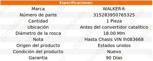 Sensor Ox O2 Antes Cc Range R Evoque 2.0l 4 Cil 18/20 Foto 6