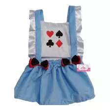 Roupa Infantil Menina Fantasia Alice