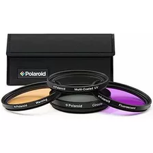 Polaroid Optics 40.5mm Set De Filtros De 4 Piezas (uv, Cpl, 