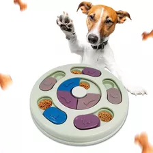 Brinquedo Interativo Para Cães Tabuleiro Porta Petisco Pets Cor Verde