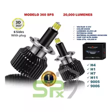 Luces Led 6 Caras 20000 Lm H1 H4 H11 9005 9006 360 Sps