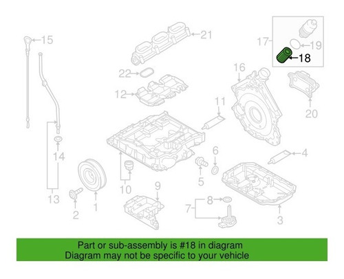 Filtro Aceite Audi A4 A5 A6 A7 A8 Q7 3.0 Tfsi 08-17 Premium Foto 2