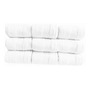 Tercera imagen para búsqueda de pack 5 juegos de toallas y tuallon blanco santista algodon hotelero 400gm2