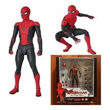 Spiderman Lejos De Casa Mafex 113 Action Figure Model 18 Cm