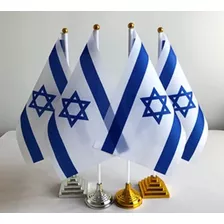 Banderas De Israel, Pais, De Escritorio Decorativa Poliester