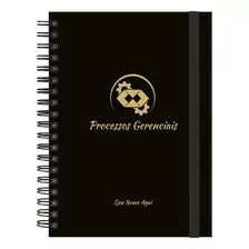 Caderno Colegial Plus Personalizado Profissões Gold 12 Mat