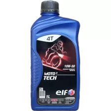 Aceite Para Motores Sintetico Elf Moto 4 Tech 10w-50 1 Litro