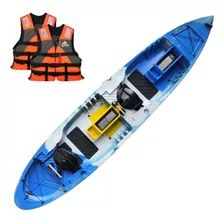 Kayak Caiaker New Foca 2 Plz Estable + Chalecos Aventureros Color Uruguay