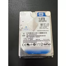 Disco Rígido Western Digital 1 Tb 2.5 - Wd10jpcx (usado)