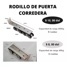 Ruedas/ Rodillo Para Puertas Corredizas