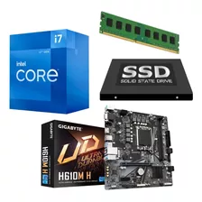 Kit Actualización Core I7 12700 Mother H610 Ram 32gb Ssd 512