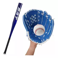 Set Beisbol Infantil Bate Aluminio+guante+ Pelota 