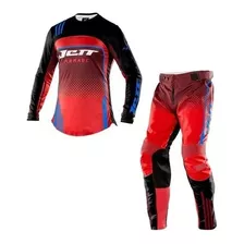 Roupa Motocross Calça + Camisa Jett Armage Infantil Conjunto