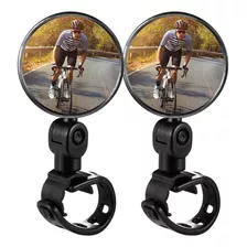 Espelho Retrovisor Bicicleta Convexo 360º Preto 2 Unidades