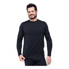 Blusa Segunda Pele Masculina Fitness Inverno Esporte Corrida